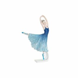 Figura Decorativa DKD Home Decor Azul Romántico Bailarina Ballet 13 x 6 x 23 cm