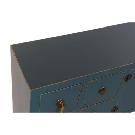 Mueble de TV DKD Home Decor Abeto Azul oscuro Madera MDF 130 x 24 x 51 cm