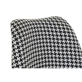 Silla Scandi DKD Home Decor Blanco Negro 50 x 80 x 47 cm (4 Unidades)