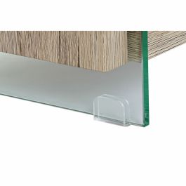 Mueble de TV DKD Home Decor Natural Cristal Templado Madera MDF 140 x 40 x 47 cm