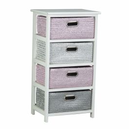 Cajonera Basicos DKD Home Decor Rosa Gris 29 x 74 x 40 cm Precio: 63.65205. SKU: S3018655