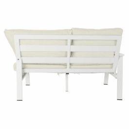 Sofá de Jardín DKD Home Decor Blanco Aluminio Cristal 86 cm 212 x 212 x 86 cm