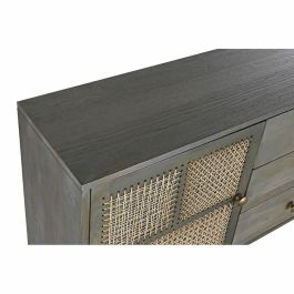 Buffet Moderno DKD Home Decor Gris Natural 40 x 75 x 160 cm