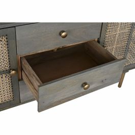 Buffet Moderno DKD Home Decor Gris Natural 40 x 75 x 160 cm