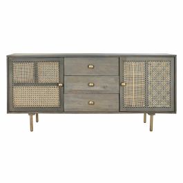 Buffet Moderno DKD Home Decor Gris Natural 40 x 75 x 160 cm