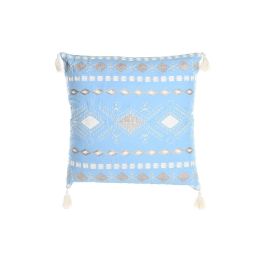 Cojin DKD Home Decor Azul Blanco 20 x 60 x 60 cm