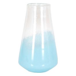 Jarrón DKD Home Decor Azul Cristal Mediterráneo 21 x 21 x 34,5 cm Precio: 35.95000024. SKU: B192R78A9B