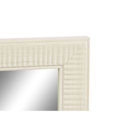 Espejo de pared DKD Home Decor Marrón Natural Gris oscuro Marfil Cristal Poliestireno 36 x 2 x 95,5 cm (4 Piezas) (4 Unidades)
