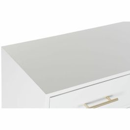 Cómoda DKD Home Decor Natural Metal Blanco Crema Madera de Paulonia (80 x 34 x 84 cm)