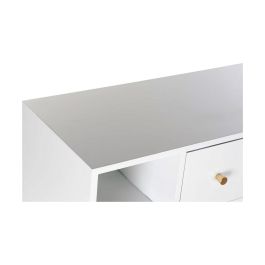 Cajonera DKD Home Decor Natural Metal Blanco Crema Melamina (76 x 34 x 94 cm)
