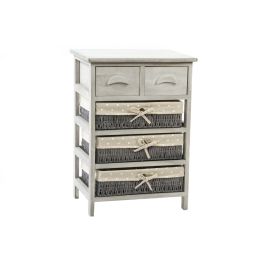 Cajonera Cottage DKD Home Decor Gris Beige 30 x 60 x 42 cm Cajonera Cottage DKD Home Decor Gris Beige 30 x 60 x 42 cm