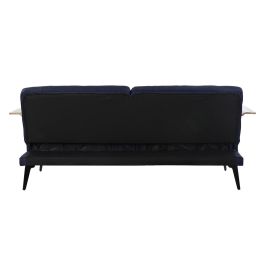 Sofa Cama Urban DKD Home Decor Azul Marron 87 x 81 x 203 cm