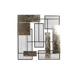 Decoración de Pared DKD Home Decor 89 x 4,5 x 97 cm Abstracto Negro Dorado Moderno Precio: 134.95000046. SKU: S3029379