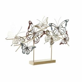 Figura Decorativa DKD Home Decor Multicolor Dorado Mariposas 87 x 9 x 53 cm