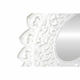 Espejo de pared DKD Home Decor Cristal Blanco Mandala Madera MDF Decapé (90 x 2,5 x 90 cm)