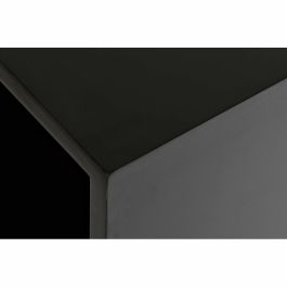 Mueble de TV DKD Home Decor Negro Abeto Ratán (160 x 65 x 38 cm)