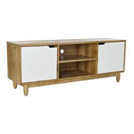 Mueble de TV DKD Home Decor Marrón 140 x 38 x 53 cm Abeto Blanco
