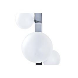 Lámpara de mesa DKD Home Decor Plateado Blanco 220 V Moderno (15 x 15 x 68 cm)