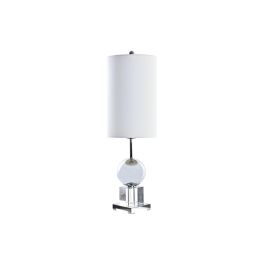 Lámpara de mesa DKD Home Decor Cristal Plateado Metal Blanco 25 x 25 x 78 cm 220 V 50 W Precio: 109.95000049. SKU: S3031331