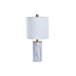 Lámpara de mesa DKD Home Decor Dorado Blanco 220 V 50 W Moderno (23 x 23 x 47 cm)