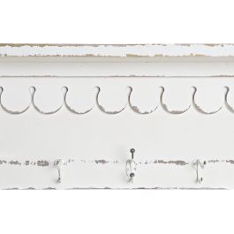 Perchero de Pared DKD Home Decor Abeto Metal Romántico (80 x 18 x 30 cm)