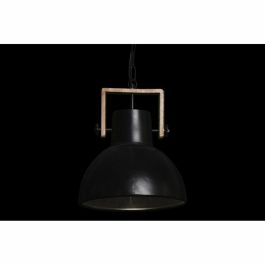 Lámpara de Techo DKD Home Decor Marrón Negro Metal Madera de mango 50 W 40 x 40 x 49 cm