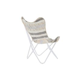 Sillon Boho DKD Home Decor Blanco Gris 65 x 90 x 74 cm Precio: 100.24253470000001. SKU: S3032034