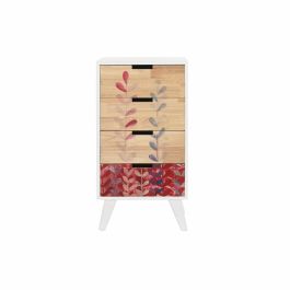 Cajonera Scandi DKD Home Decor Natural Blanco 30 x 78 x 40 cm