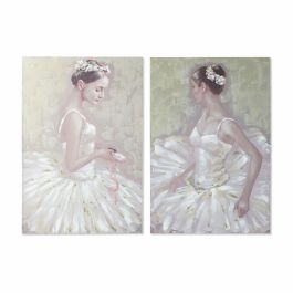 Cuadro DKD Home Decor 80 x 3 x 120 cm Bailarina Ballet Tradicional (2 Unidades) Precio: 82.94999999. SKU: S3028535