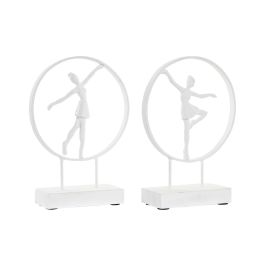 Figura Decorativa DKD Home Decor 23 x 9 x 33 cm Blanco Bailarina Ballet (2 Unidades) Precio: 44.98999978. SKU: S3029900