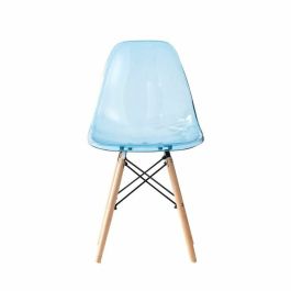 Silla Urban DKD Home Decor Azul Natural 42 x 81.5 x 45 cm