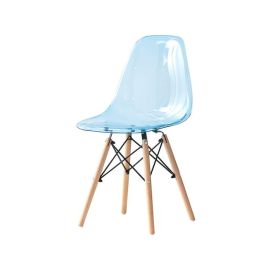 Silla Urban DKD Home Decor Azul Natural 42 x 81.5 x 45 cm