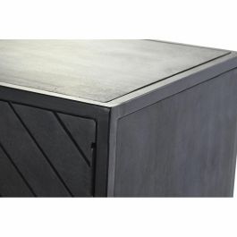 Mueble de TV DKD Home Decor 180 x 45 x 50 cm Negro Metal Madera de mango