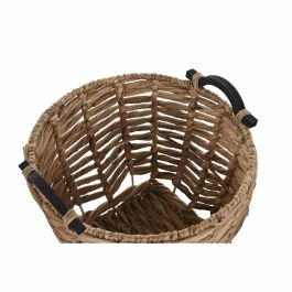 Cesta Colonial DKD Home Decor Natural 46 x 40 x 46 cm Set de 3