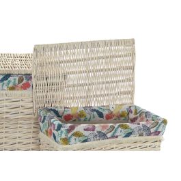 Cesta Balines DKD Home Decor Multicolor Natural 35 x 56 x 47 cm Set de 5