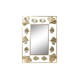 Espejo de pared DKD Home Decor Espejo Dorado Metal Aluminio Hoja de planta (71 x 1 x 97 cm) Precio: 56.020701. SKU: S3033666