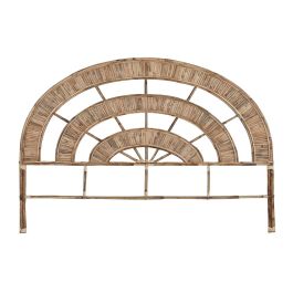 Cabecero de Cama DKD Home Decor Natural Madera Ratán 179 x 4 x 129 cm Cabecero de Cama DKD Home Decor Natural Madera Ratán 179 x 4 x 129 cm