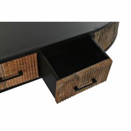 Mesa Centro DKD Home Decor Negro Marron 70 x 46 x 130 cm