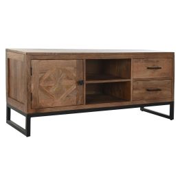 Mueble de TV DKD Home Decor Marrón Teca Metal (125 x 40 x 55 cm) Precio: 488.94999989. SKU: S3033706