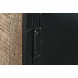 Aparador DKD Home Decor Marrón Negro Metal Madera de mango (160 x 40 x 90 cm)