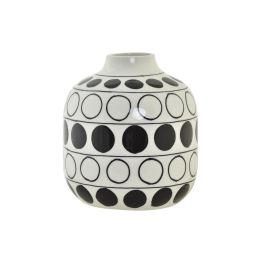 Jarrón DKD Home Decor Porcelana Negro Blanco Moderno Círculos 16 x 16 x 18 cm Precio: 22.99. SKU: S3030927