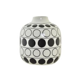 Jarron Moderno DKD Home Decor Blanco Negro 16 x 18 x 16 cm Precio: 24.066900689700002. SKU: S3030927