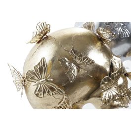 Figura Glam DKD Home Decor Dorado Plateado 16 x 15.5 x 20.5 cm (2 Unidades) Figura Glam DKD Home Decor Dorado Plateado 16 x 15.5 x 20.5 cm (2 Unidades)