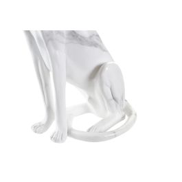 Figura Decorativa DKD Home Decor Gris Blanco Leopardo Resina Mármol (25 x 18 x 41 cm)