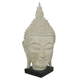 Figura Decorativa DKD Home Decor 33 x 34 x 65 cm Gris Buda Oriental Decapé
