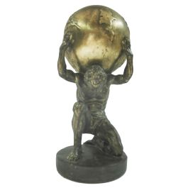 Figura Decorativa DKD Home Decor Atlas 15 x 14 x 28 cm Dorado Hombre Gris claro Precio: 24.95000035. SKU: B1G6HAV9Y8