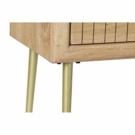 Mueble de TV DKD Home Decor Dorado Marrón Madera de mango (147 x 40 x 60 cm)