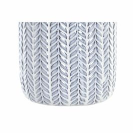 Jarron Mediterraneo DKD Home Decor Azul Blanco 16 x 25 x 16 cm