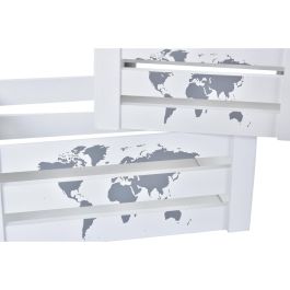 Caja Shabby DKD Home Decor Blanco 28 x 15 x 39 cm Set de 5 (2 Unidades)