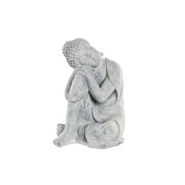 Figura Decorativa DKD Home Decor Gris Gris claro Buda Oriental 18 x 14 x 23 cm Precio: 10.95000027. SKU: S3029981